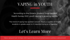 Vaping in Youth Resources