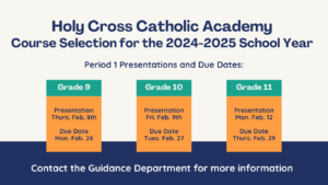 Course Selection for 2024-2025 School Year