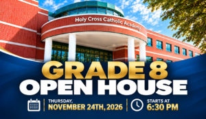 Grade 8 Open House – November 24th 2026
